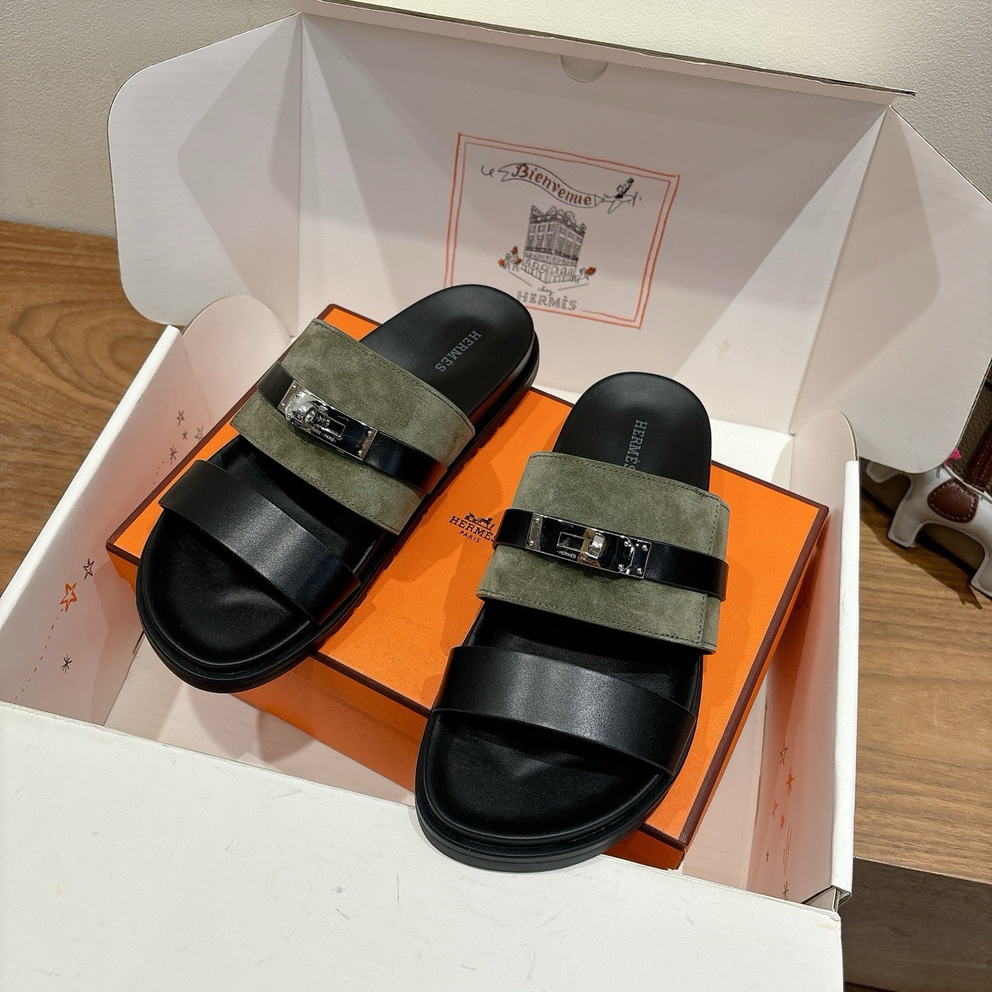 Leather Slipper