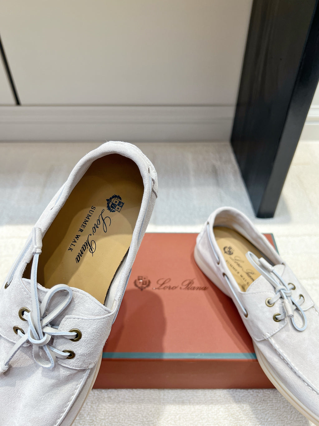 Classic Suede Boat Loafers – Casual Lace-Up Deck Shoes