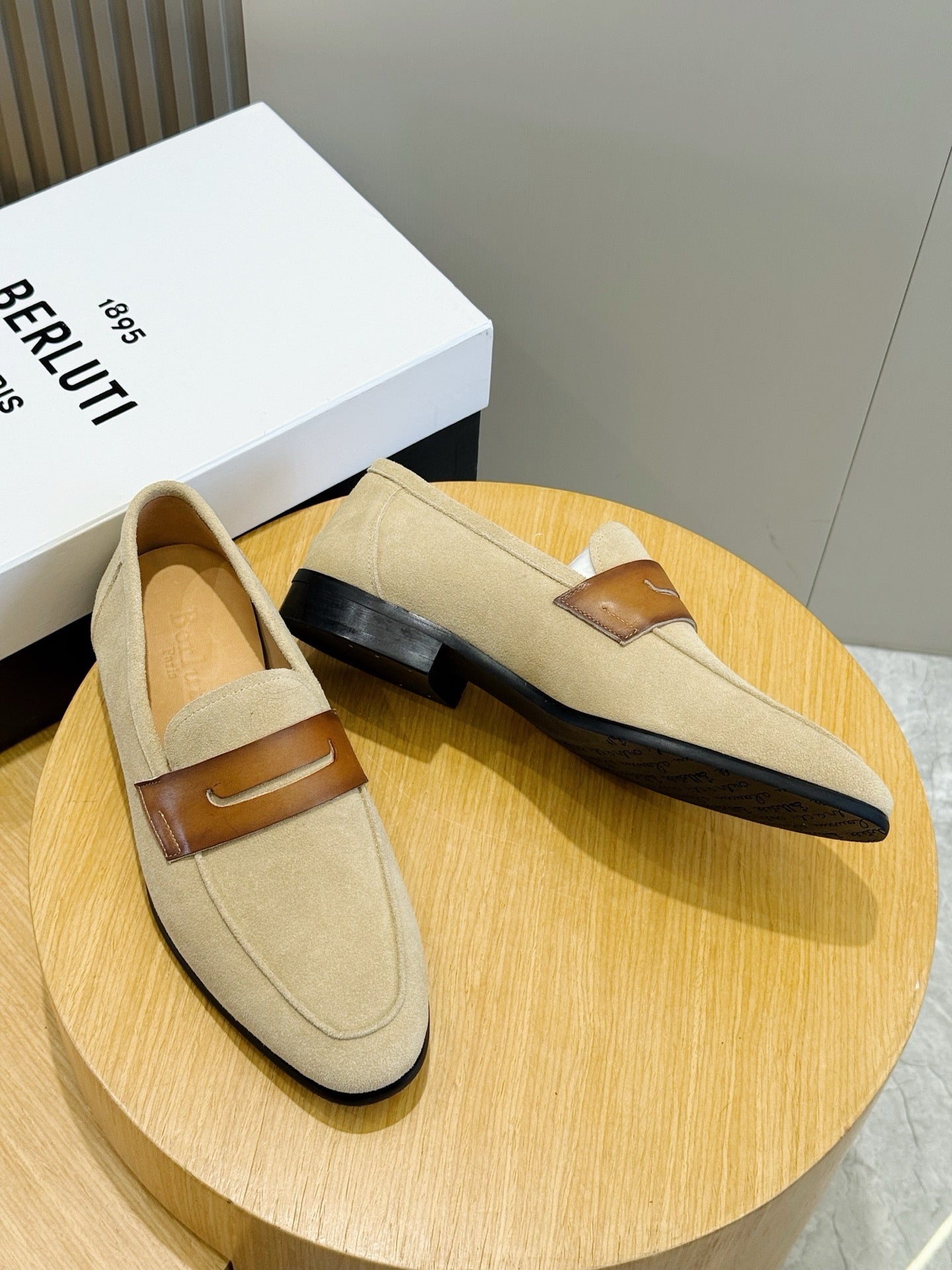 Suede Penny Loafers