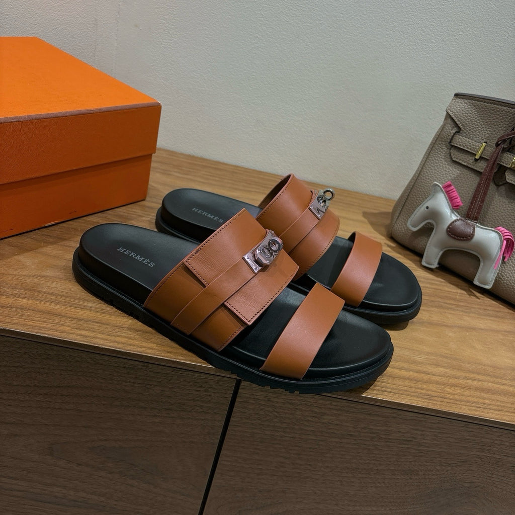Leather Slipper