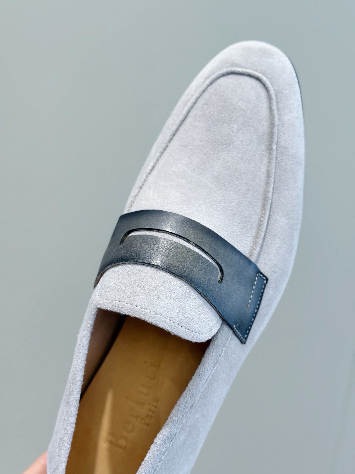 Suede Penny Loafers