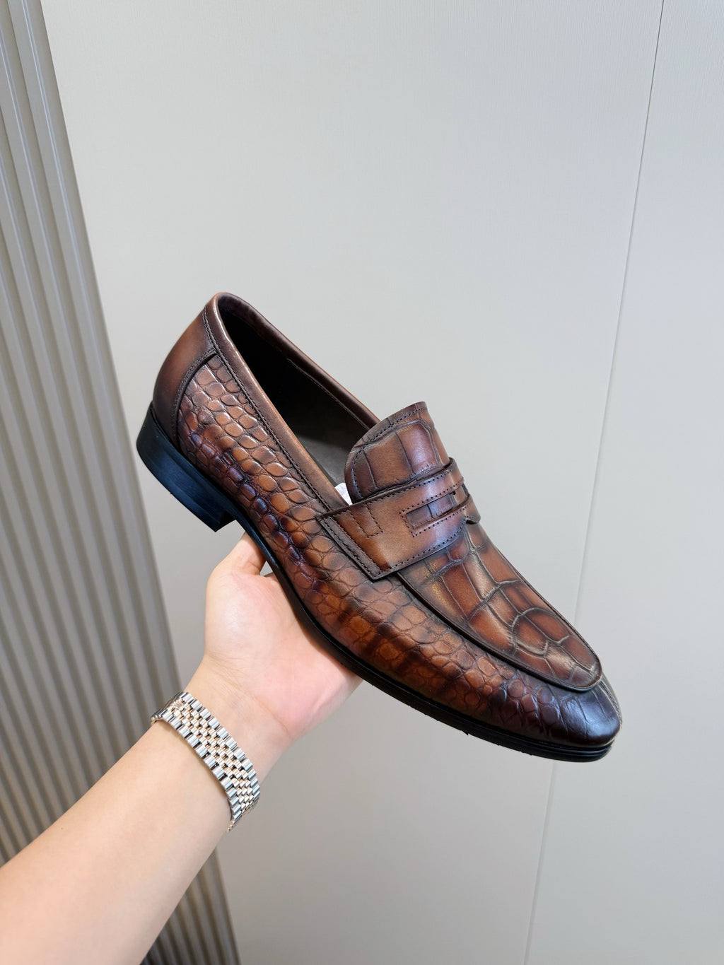 Suede Penny Loafers