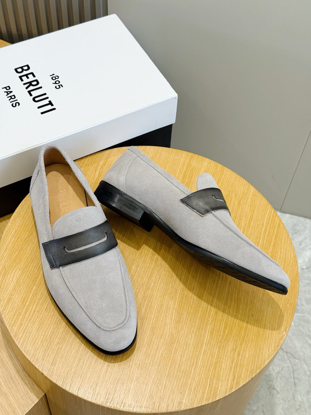 Suede Penny Loafers