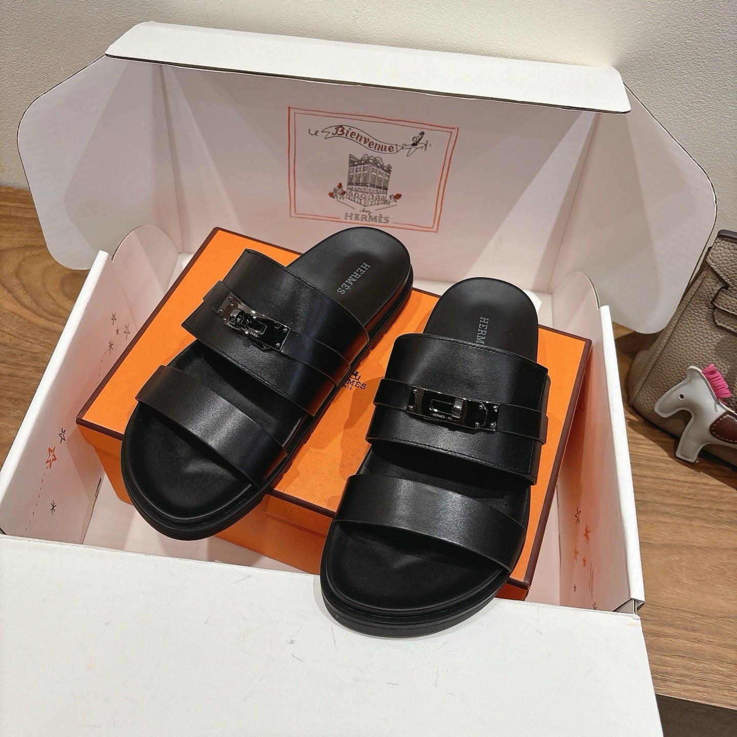 Leather Slipper