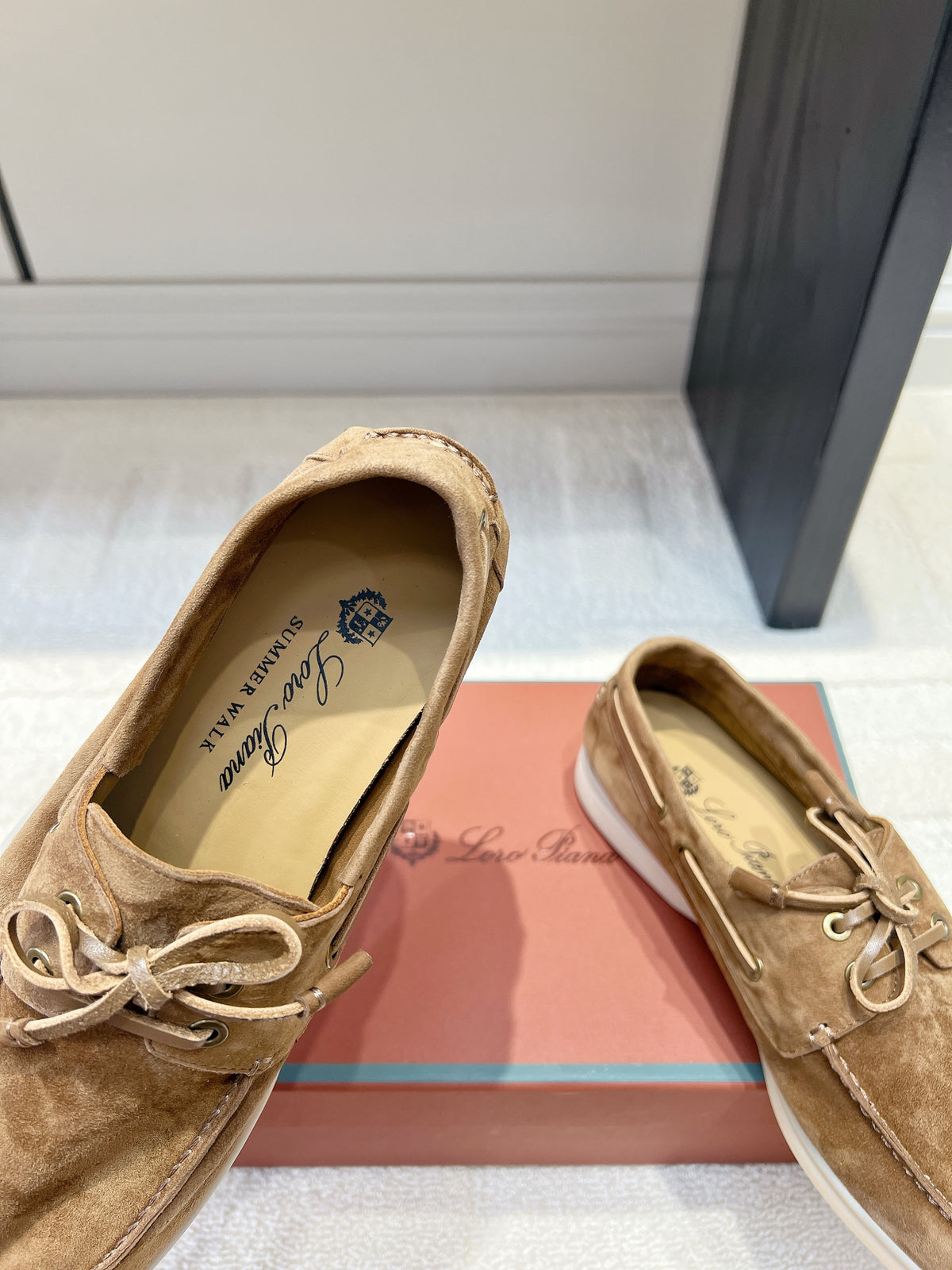 Classic Suede Boat Loafers – Casual Lace-Up Deck Shoes