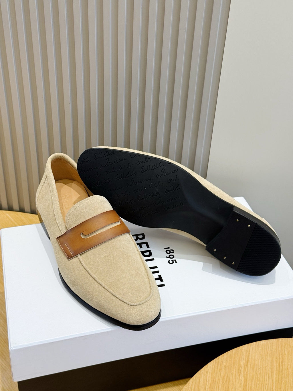 Suede Penny Loafers