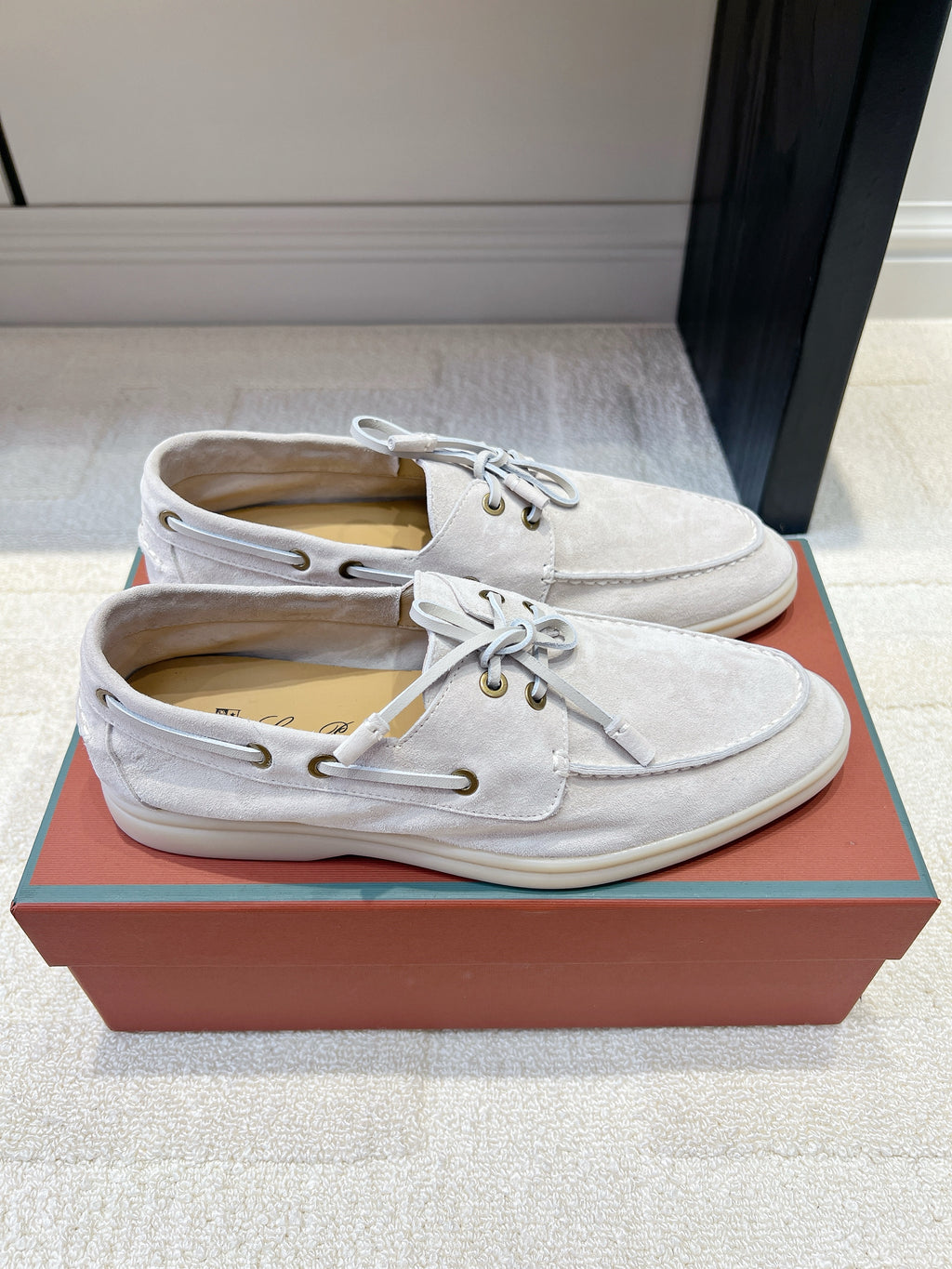 Classic Suede Boat Loafers – Casual Lace-Up Deck Shoes