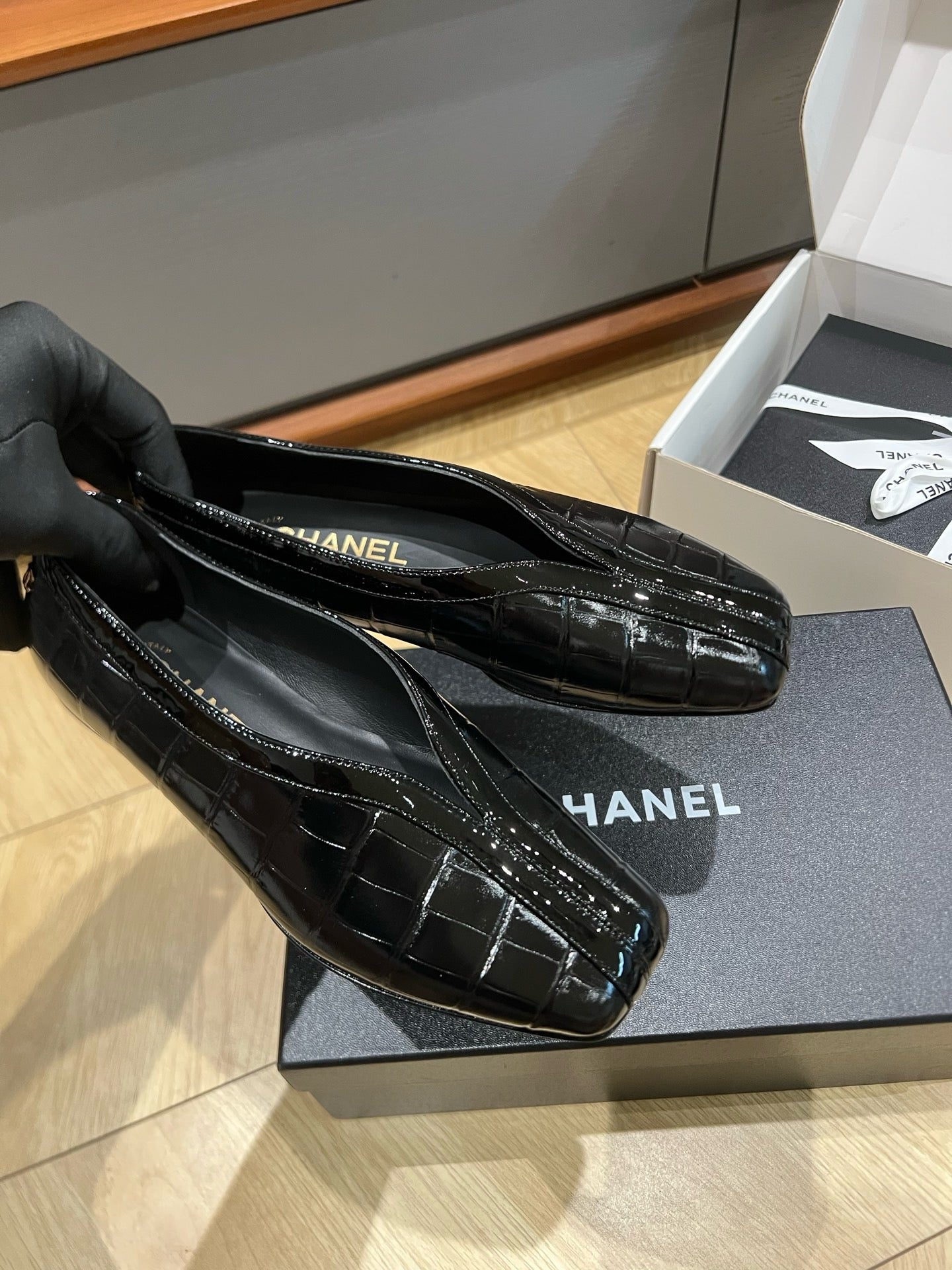 Lambskin & Patent Calfskin