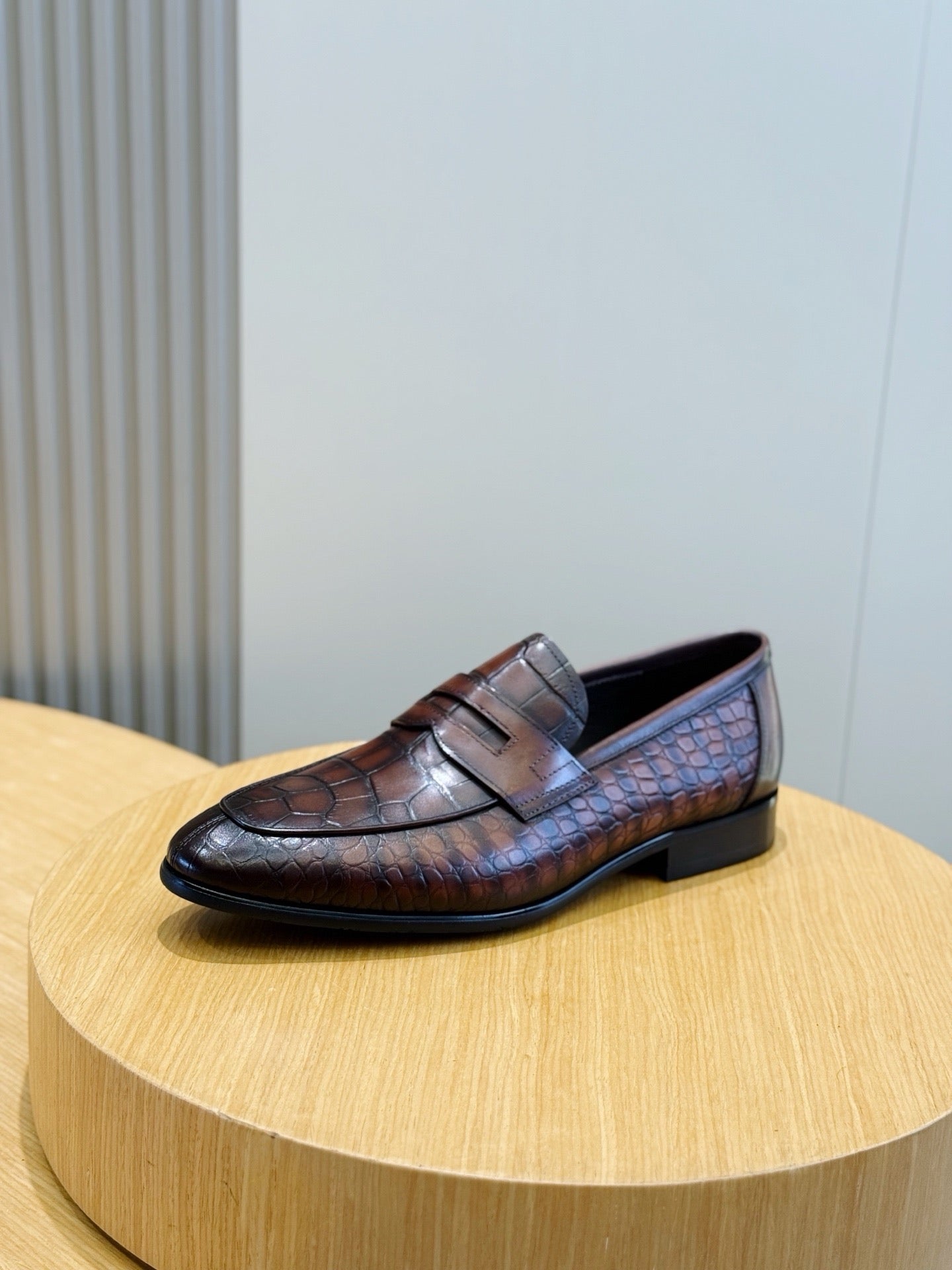 Suede Penny Loafers