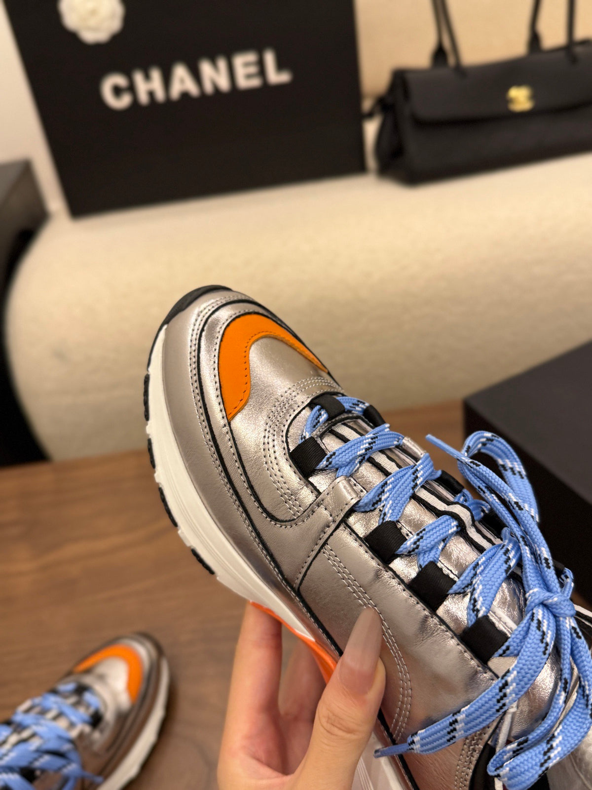 Trainers - Calfskin & suede calfskin