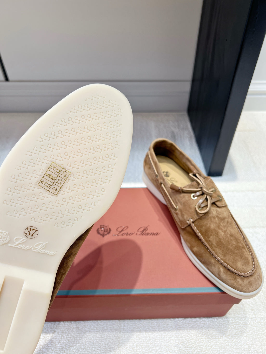 Classic Suede Boat Loafers – Casual Lace-Up Deck Shoes
