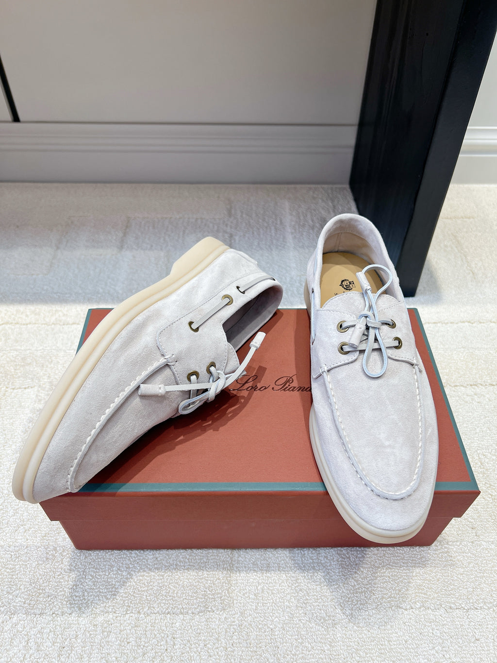 Classic Suede Boat Loafers – Casual Lace-Up Deck Shoes