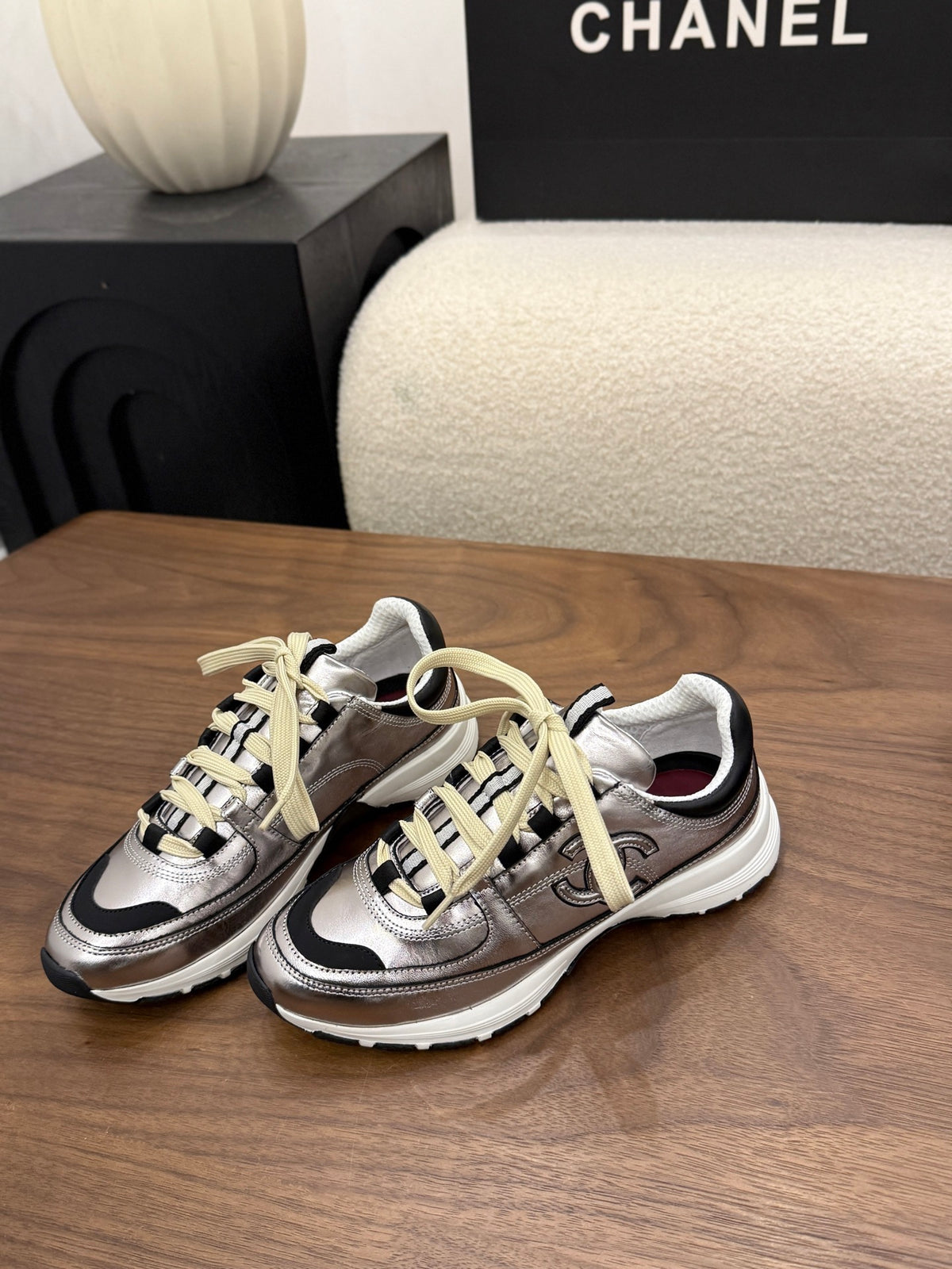 Trainers - Calfskin & suede calfskin