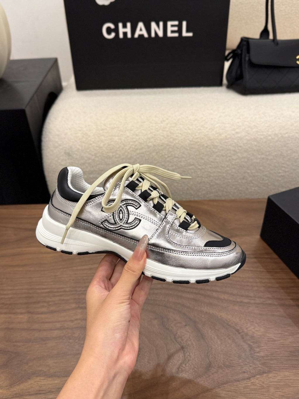 Trainers - Calfskin & suede calfskin
