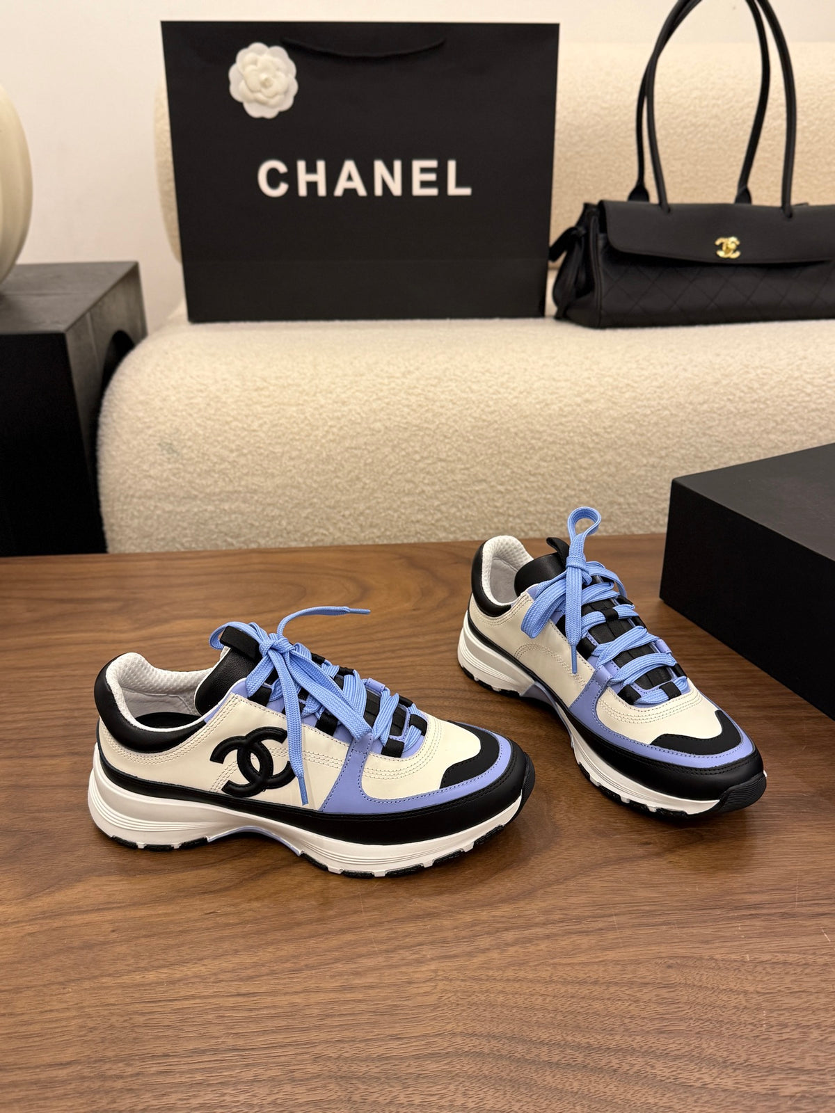 Trainers - Calfskin & suede calfskin