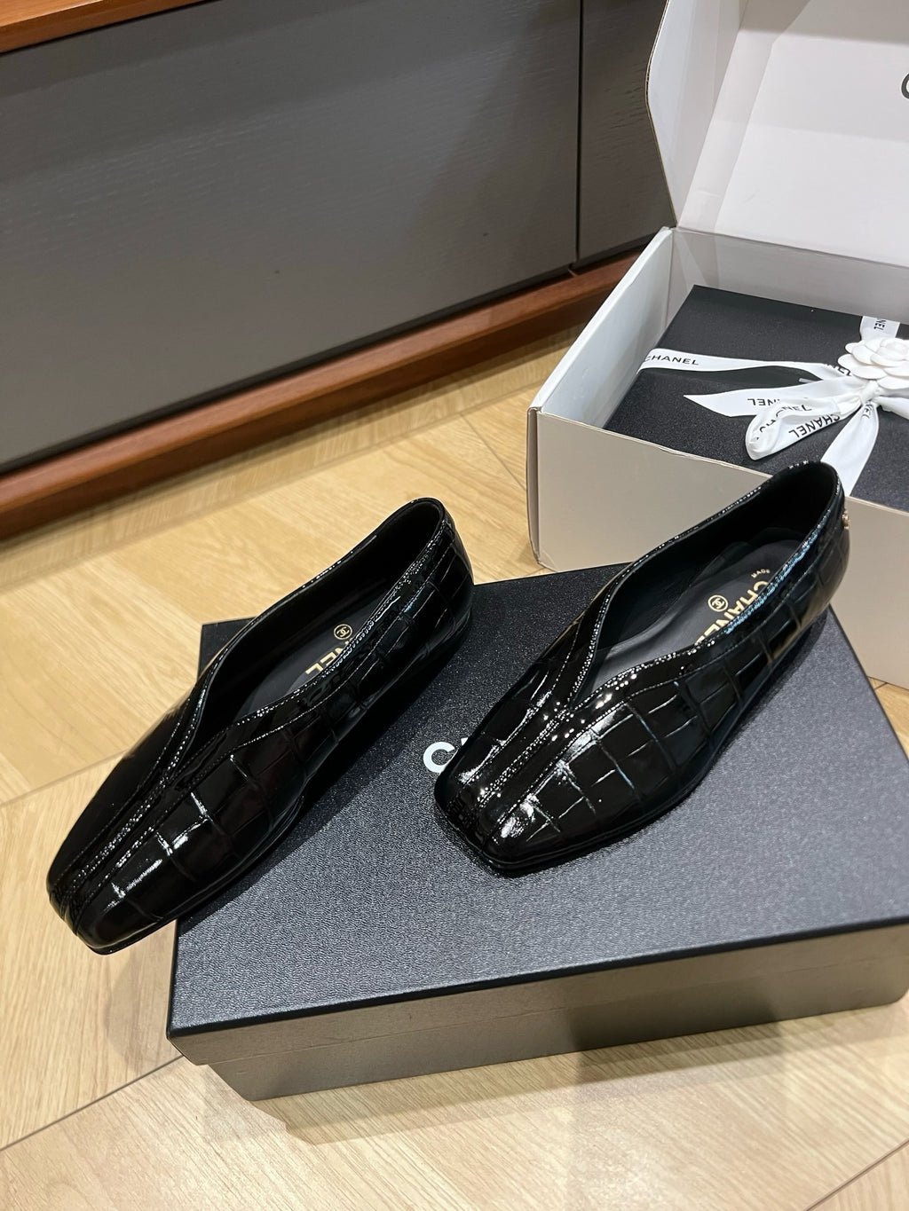 Lambskin & Patent Calfskin