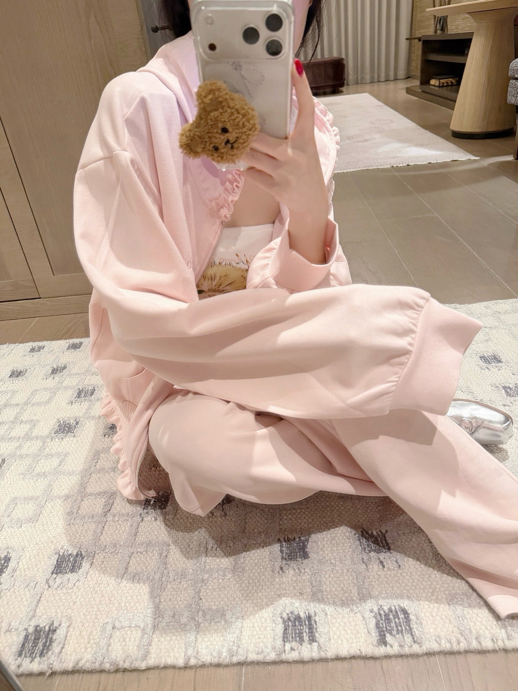 Blush Pink Cozy Lounge Set 🎀