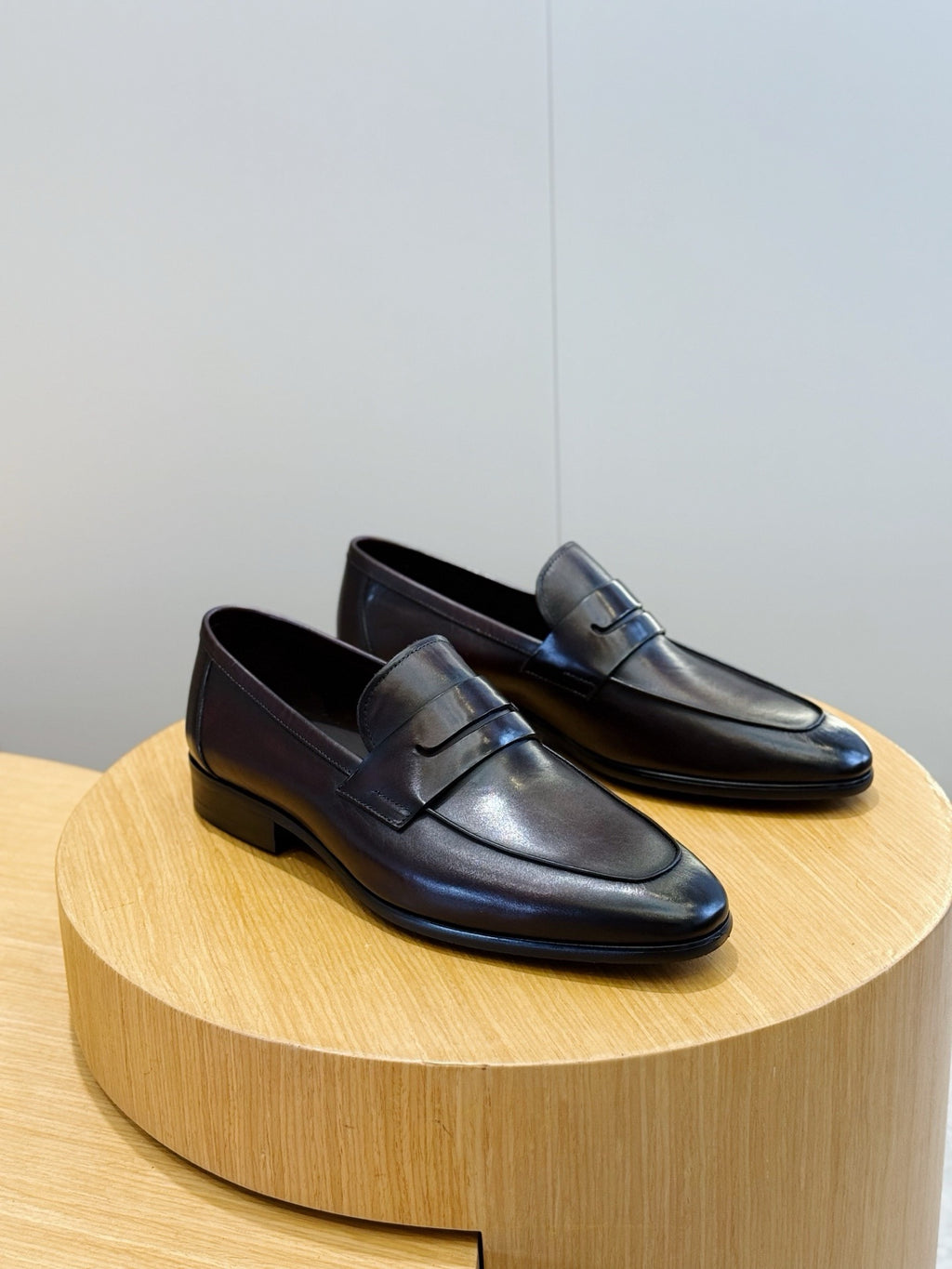 Suede Penny Loafers