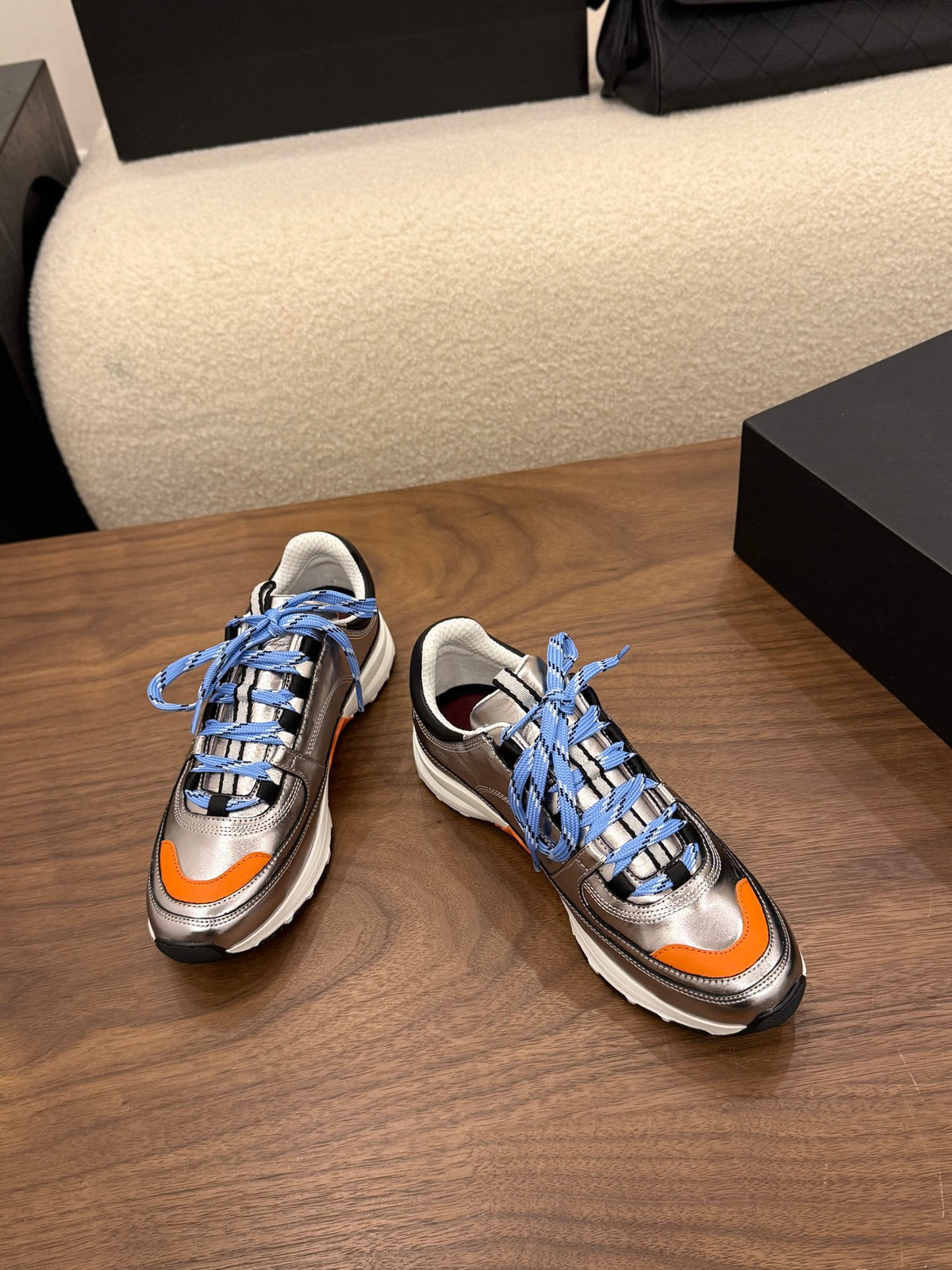 Trainers - Calfskin & suede calfskin