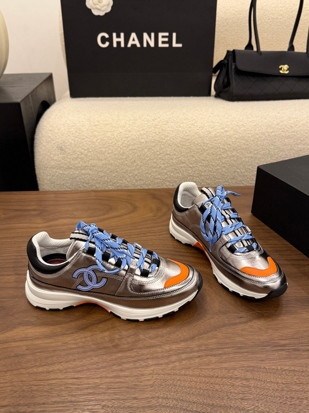 Trainers - Calfskin & suede calfskin
