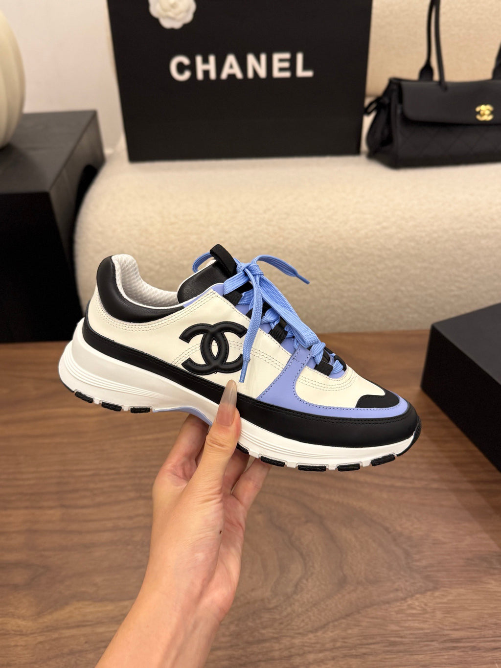 Trainers - Calfskin & suede calfskin