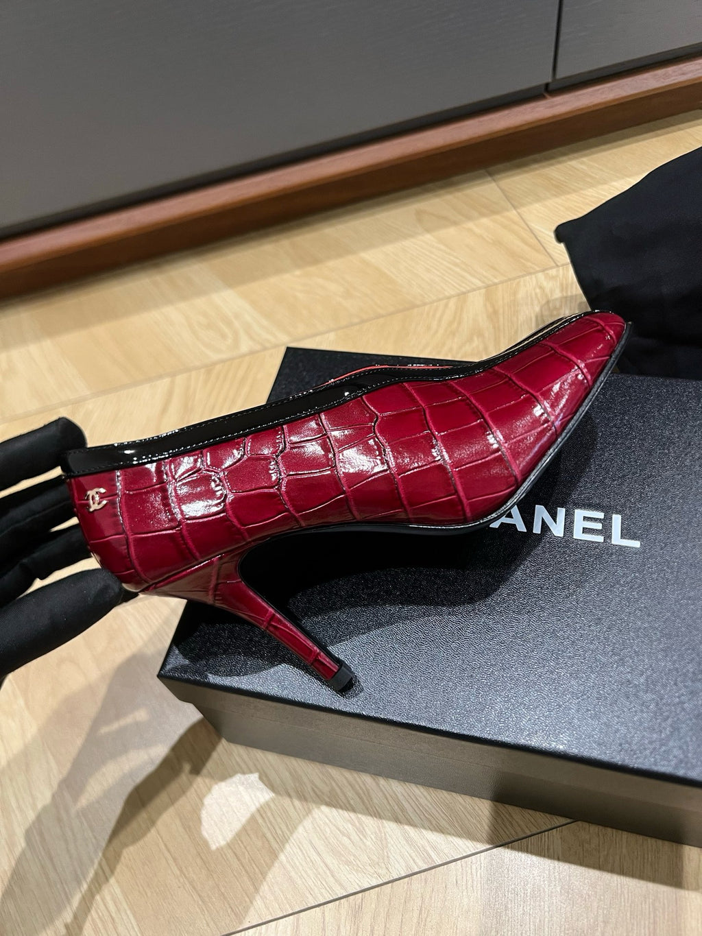 Lambskin & Patent Calfskin