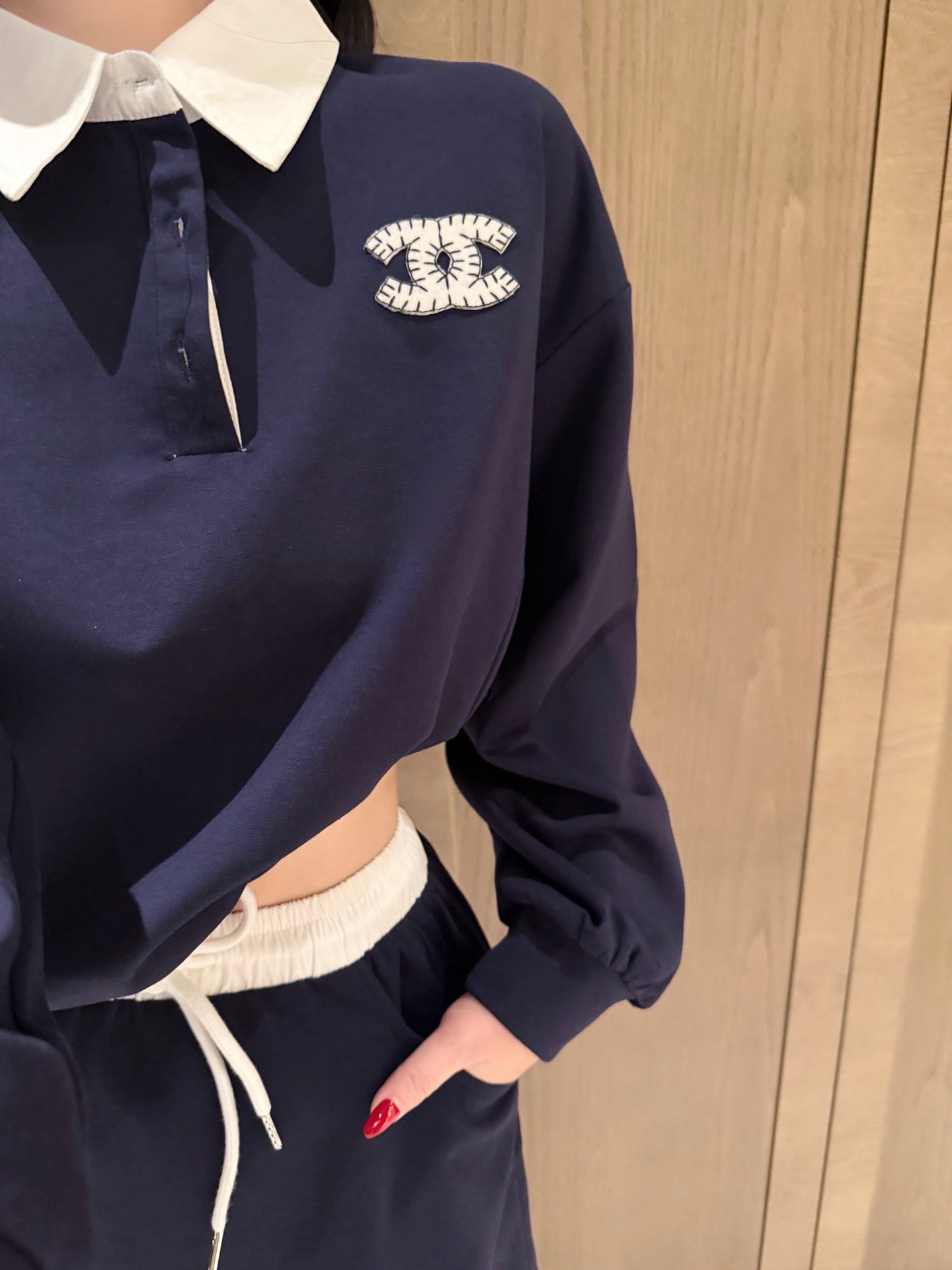 Chic Polo & Skirt Two-Piece Set