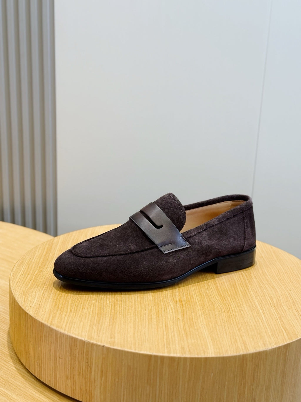 Suede Penny Loafers