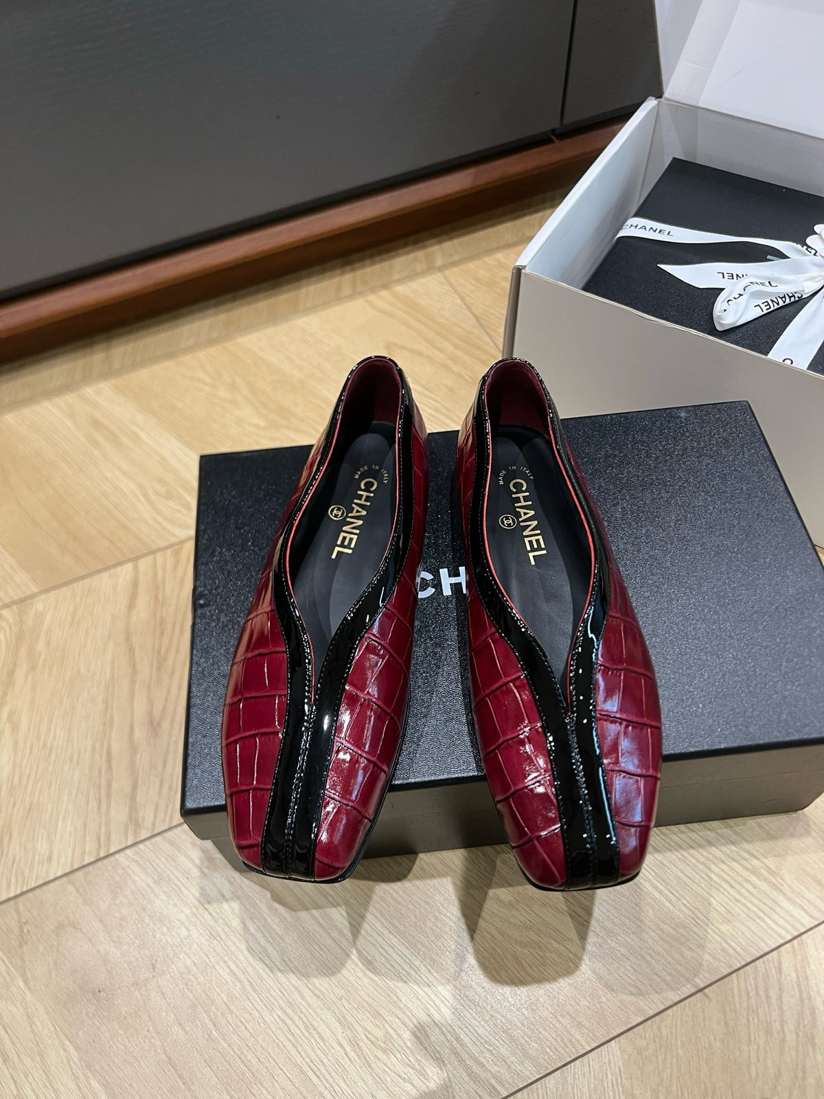 Lambskin & Patent Calfskin