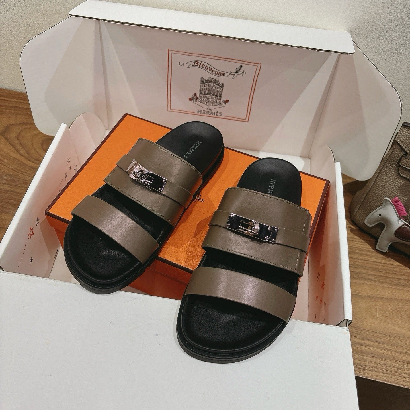 Leather Slipper