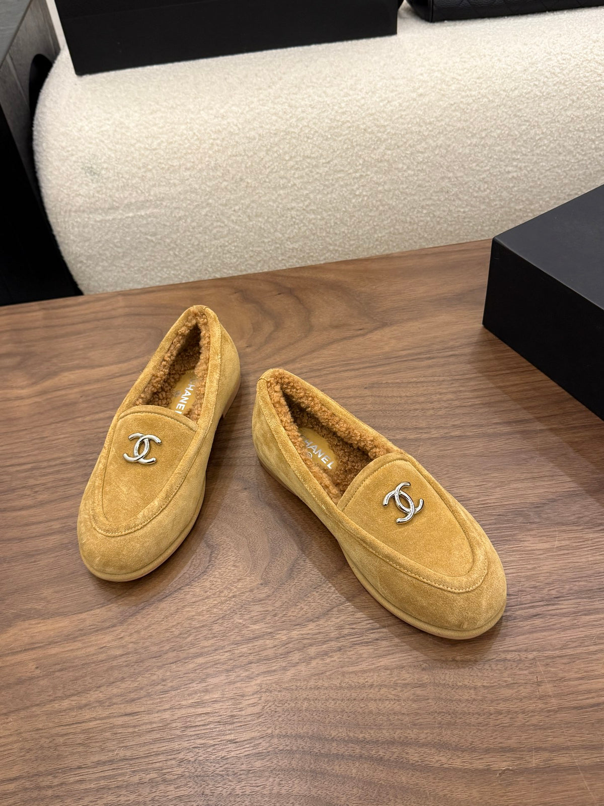 Suede Calfskin  Loafers