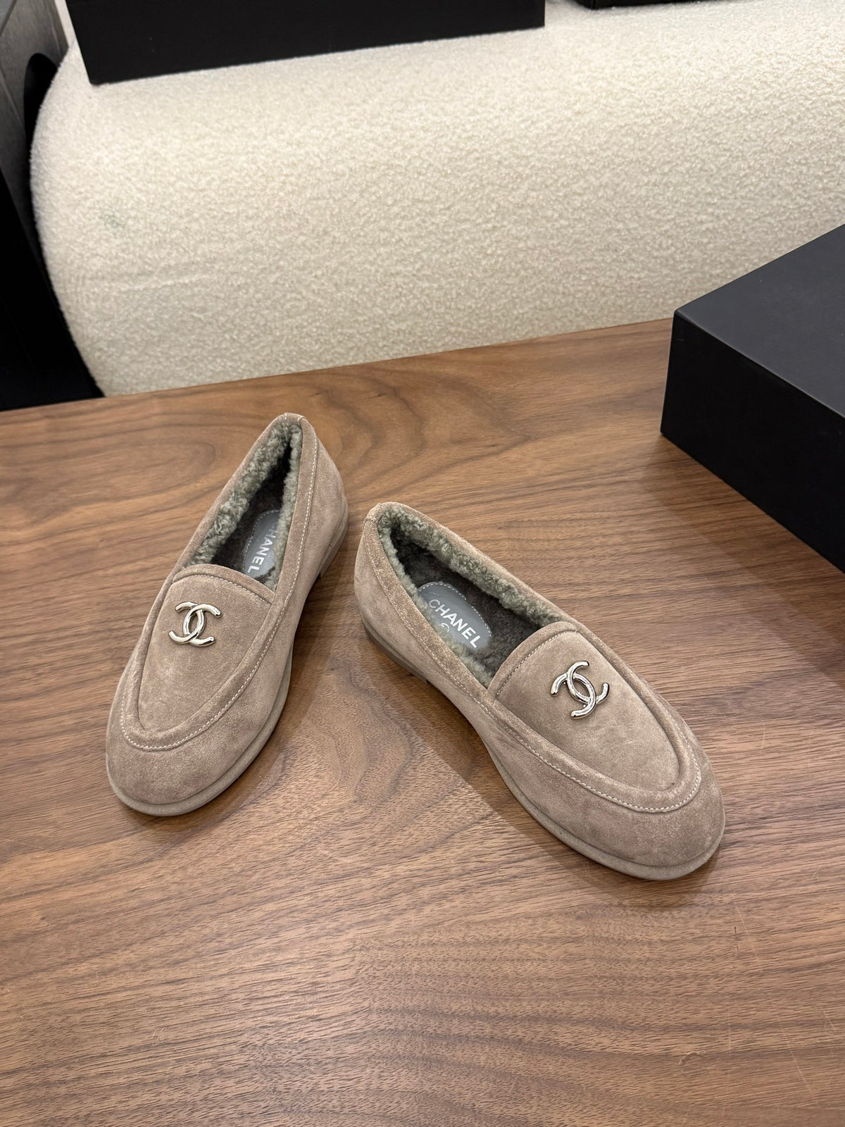Suede Calfskin  Loafers