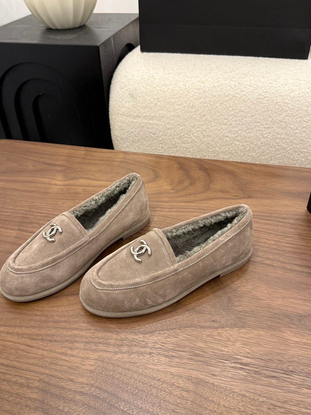 Suede Calfskin  Loafers