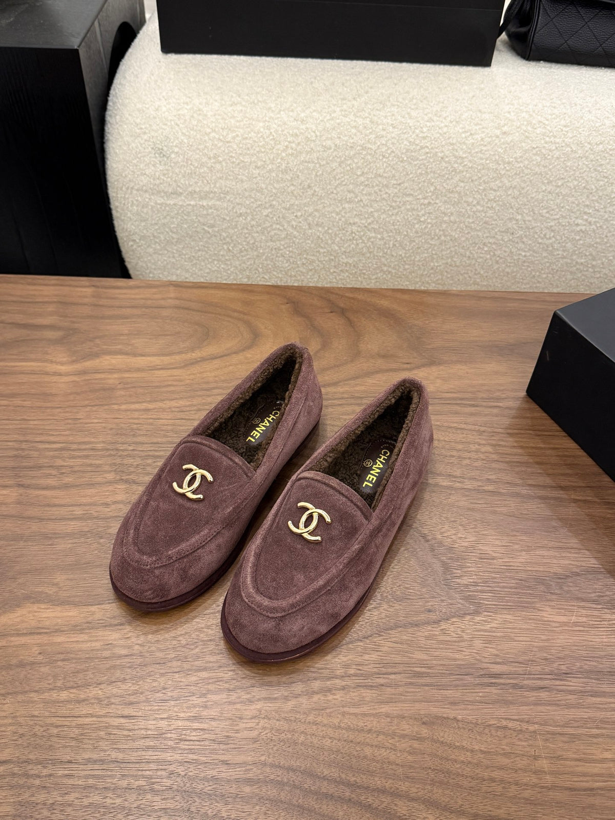 Suede Calfskin  Loafers