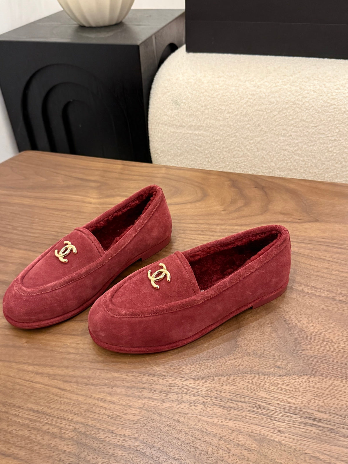 Suede Calfskin  Loafers