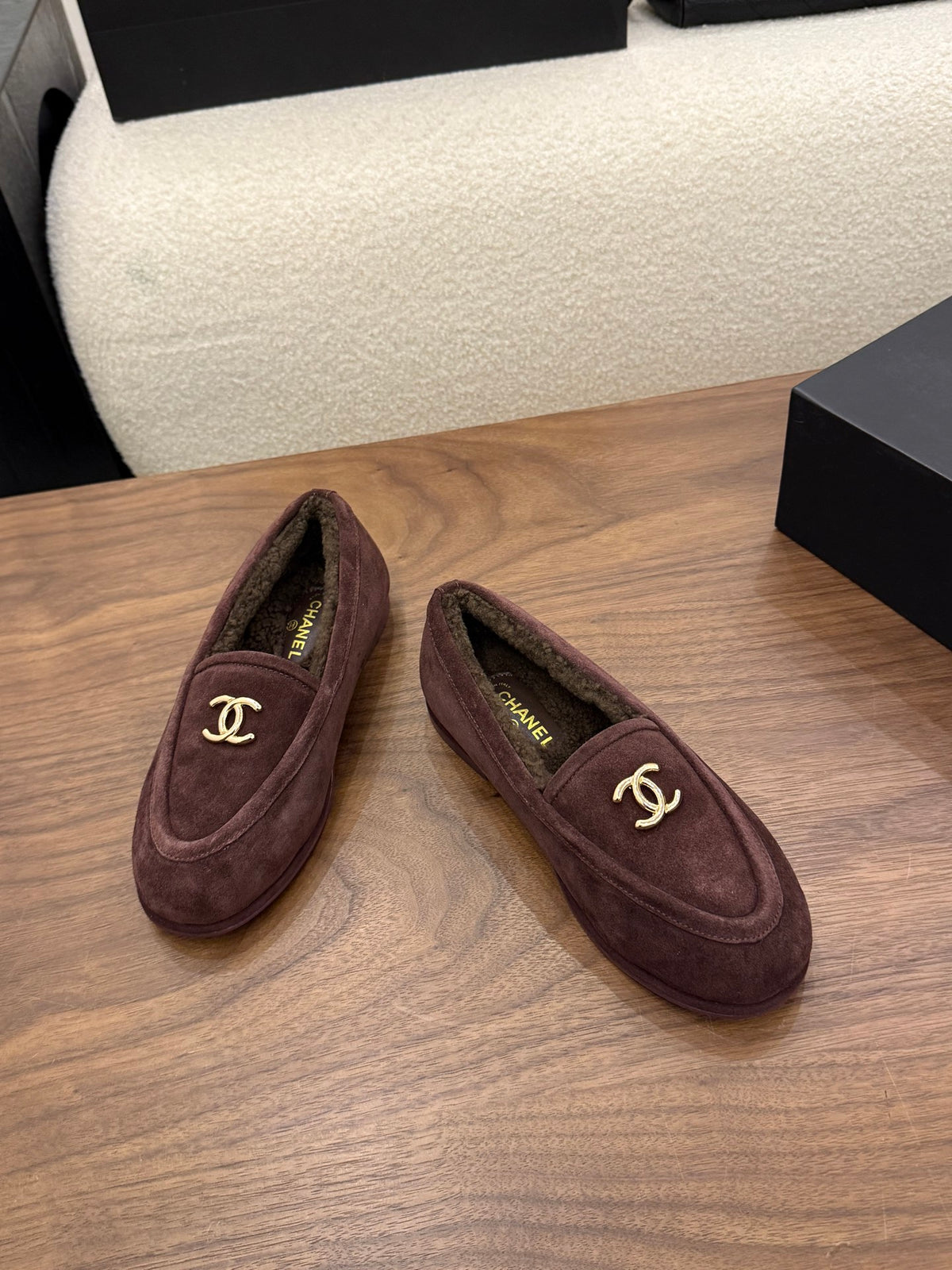 Suede Calfskin  Loafers