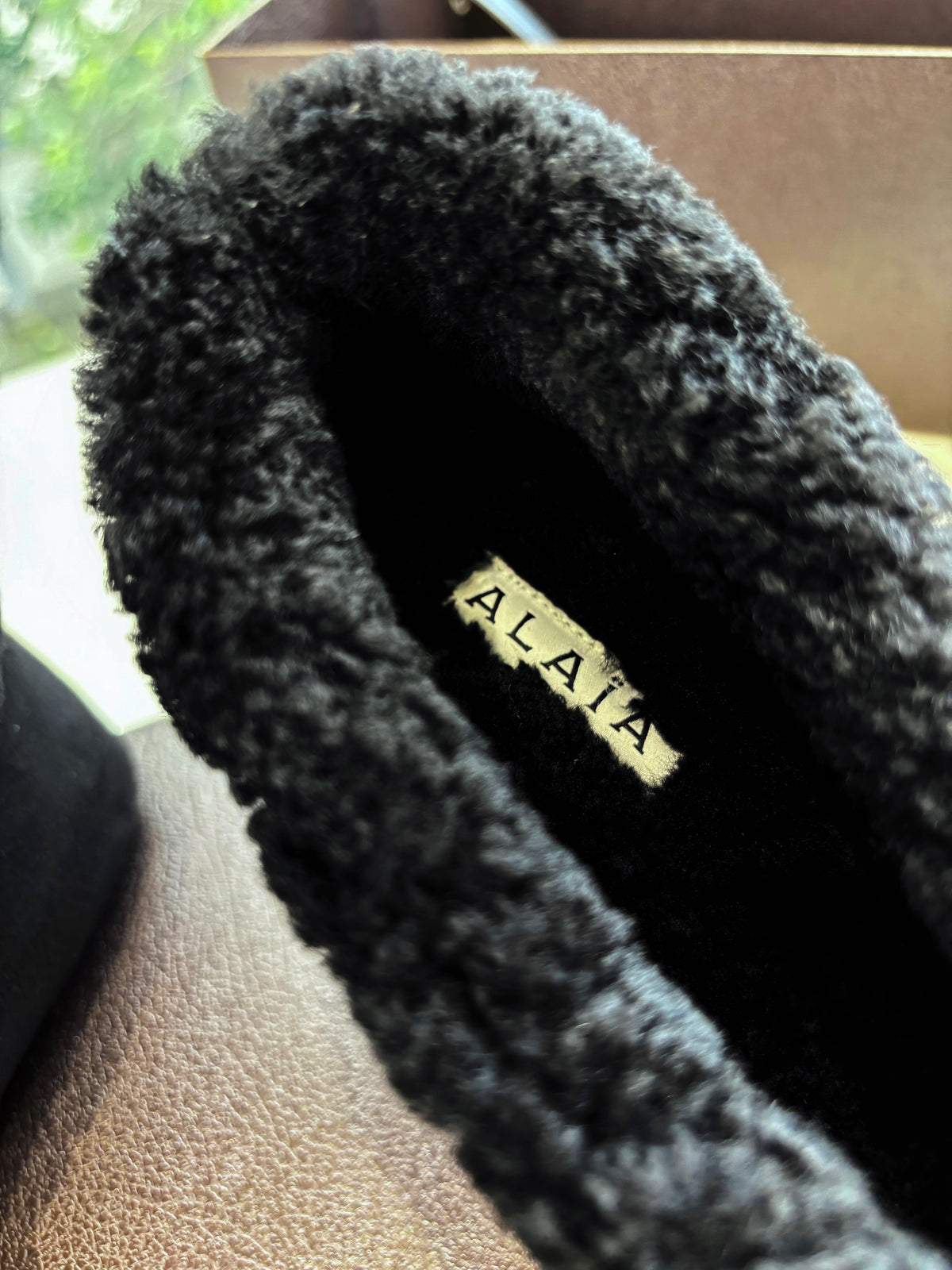 BALLET FLATS IN MERINO SHEARLING
