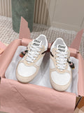 suede and shearling sneakers