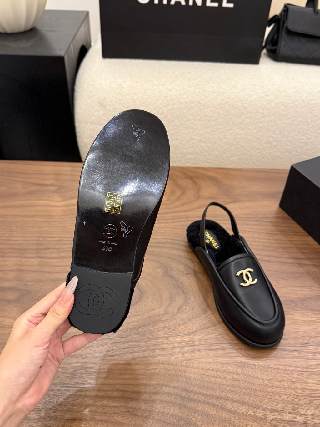 Suede Calfskin Slingback Loafers