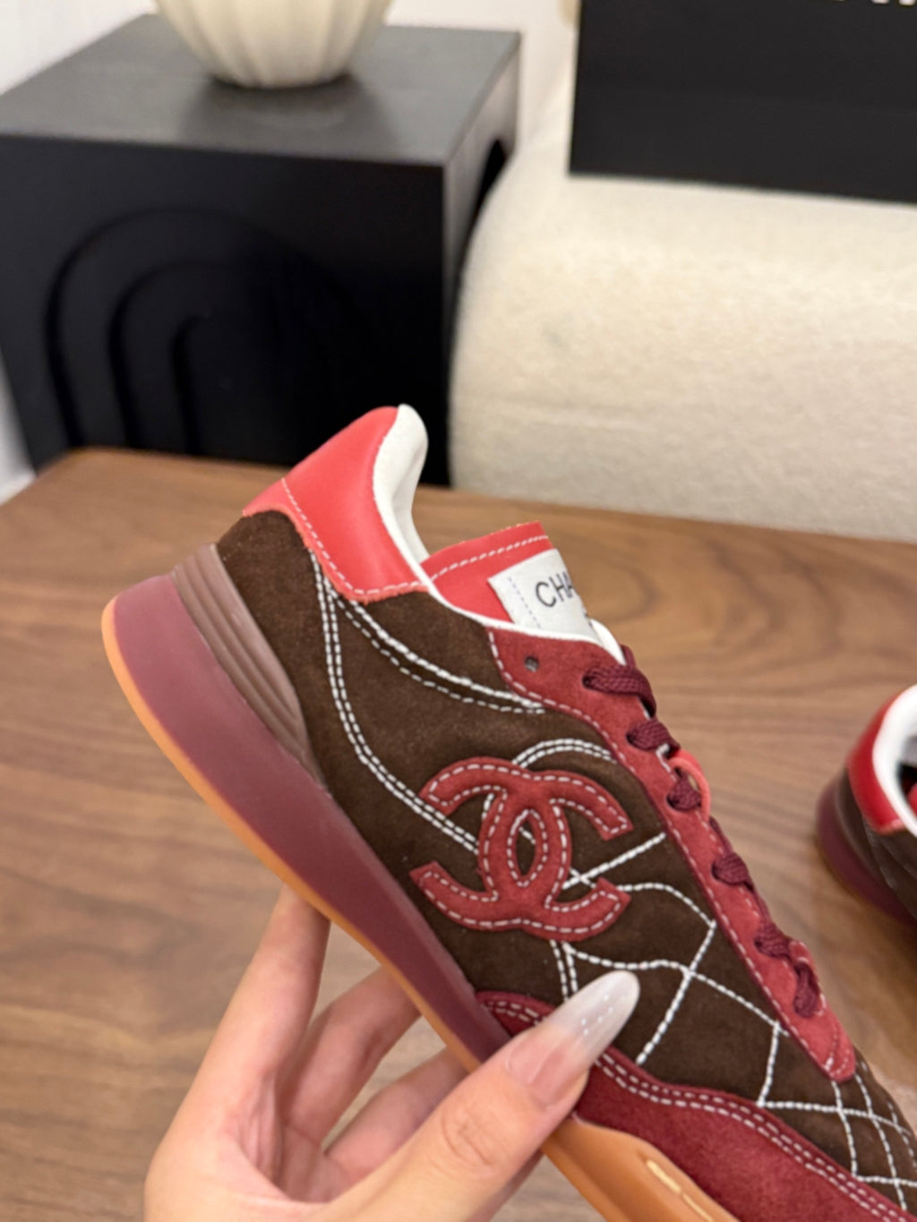 Luxury Quilted Low-Top Sneakers