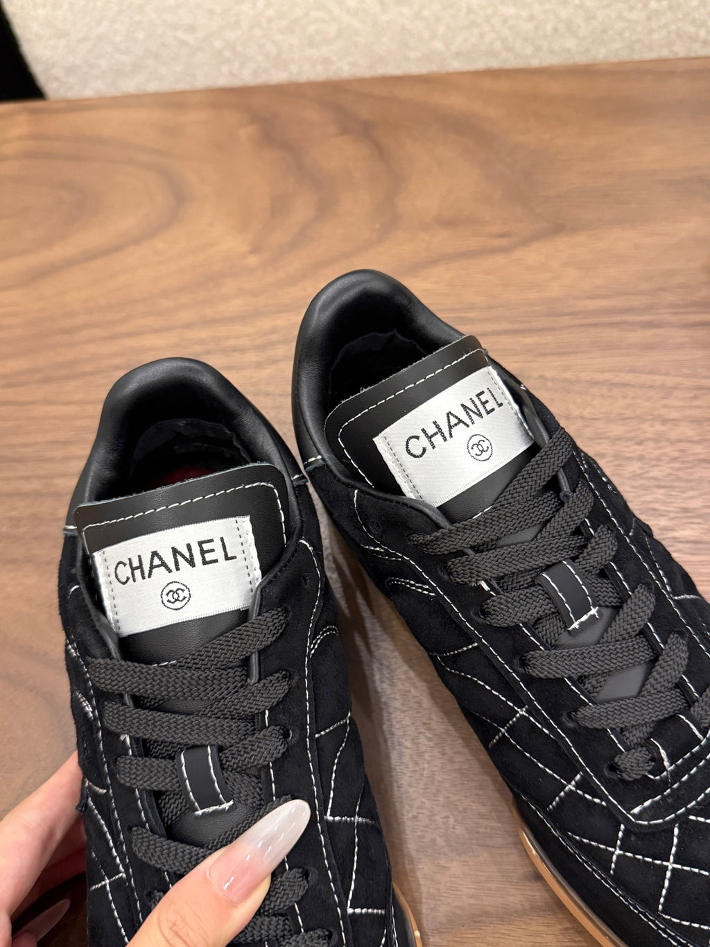 Luxury Quilted Low-Top Sneakers