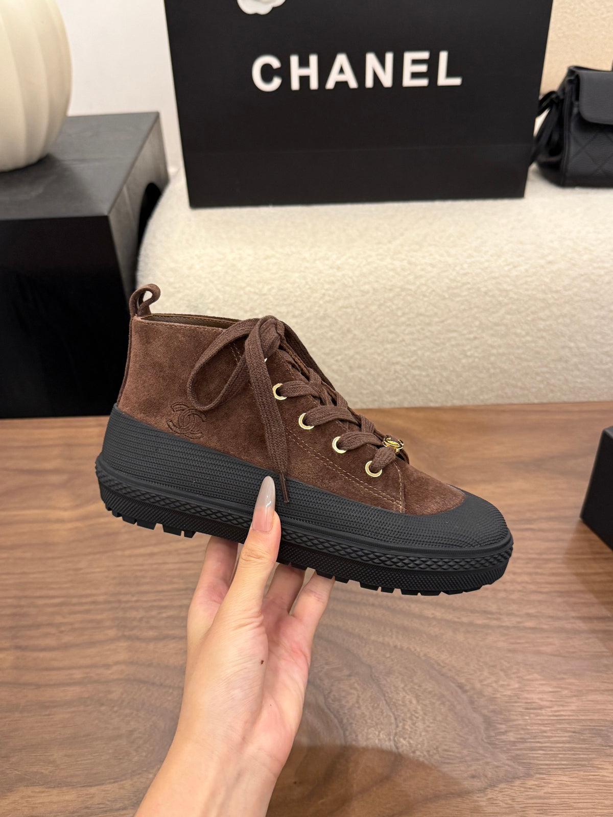 Trainers Suede Calfskin