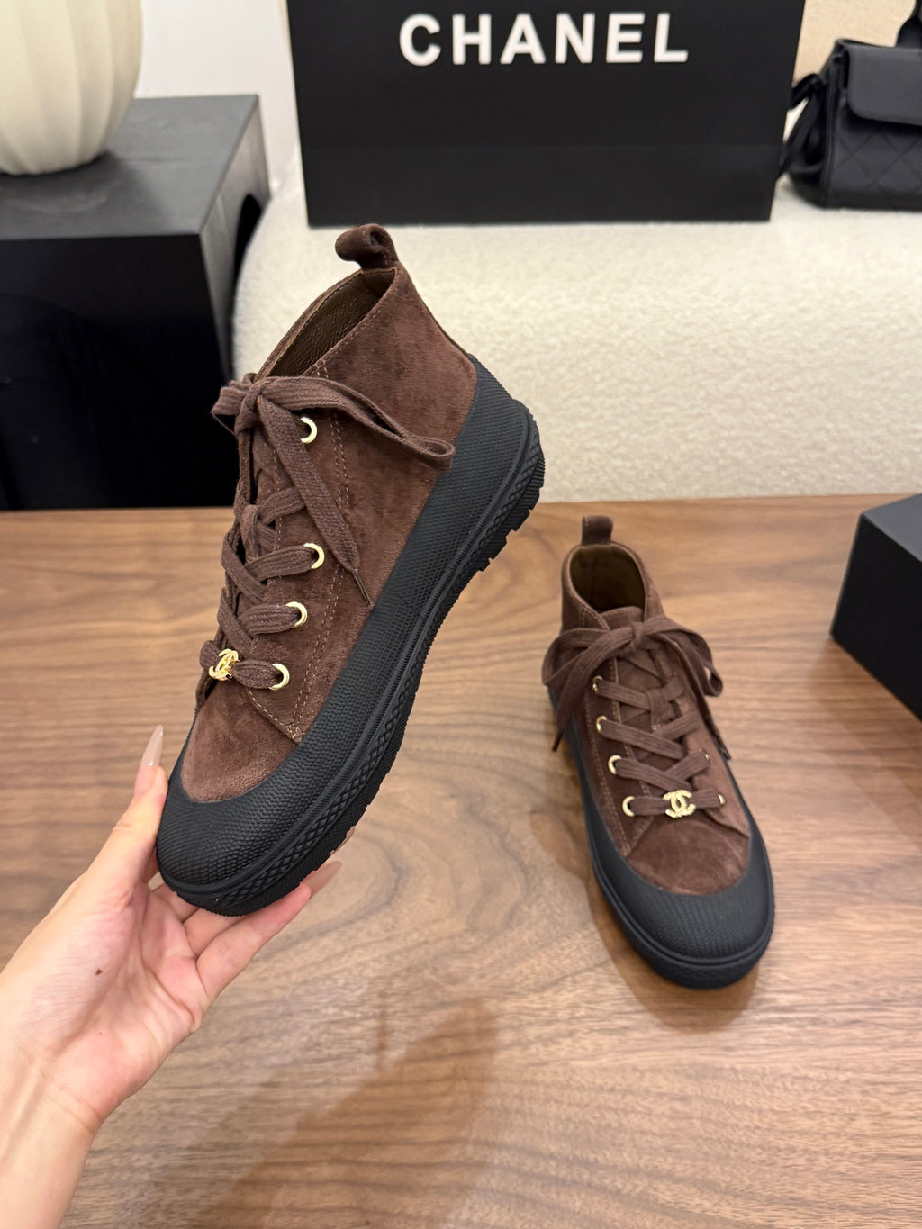 Trainers Suede Calfskin