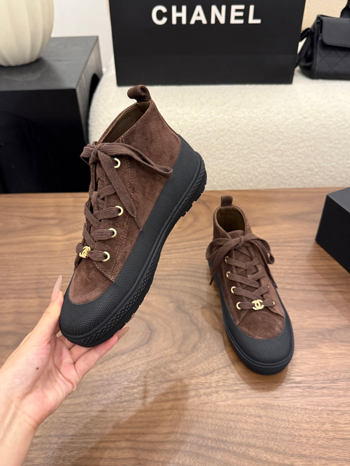 Trainers Suede Calfskin