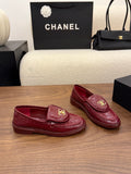 Loafers Crocodile Embossed Patent Calfskin