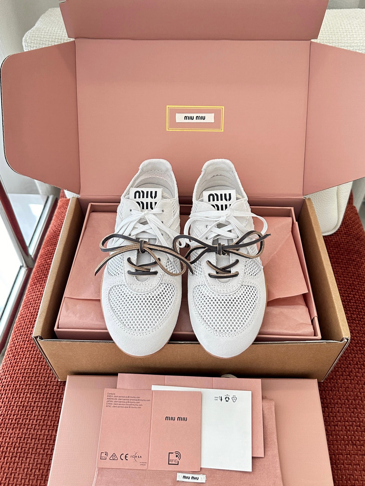 Mesh Knit Sneakers – Lace-Up Casual Trainers