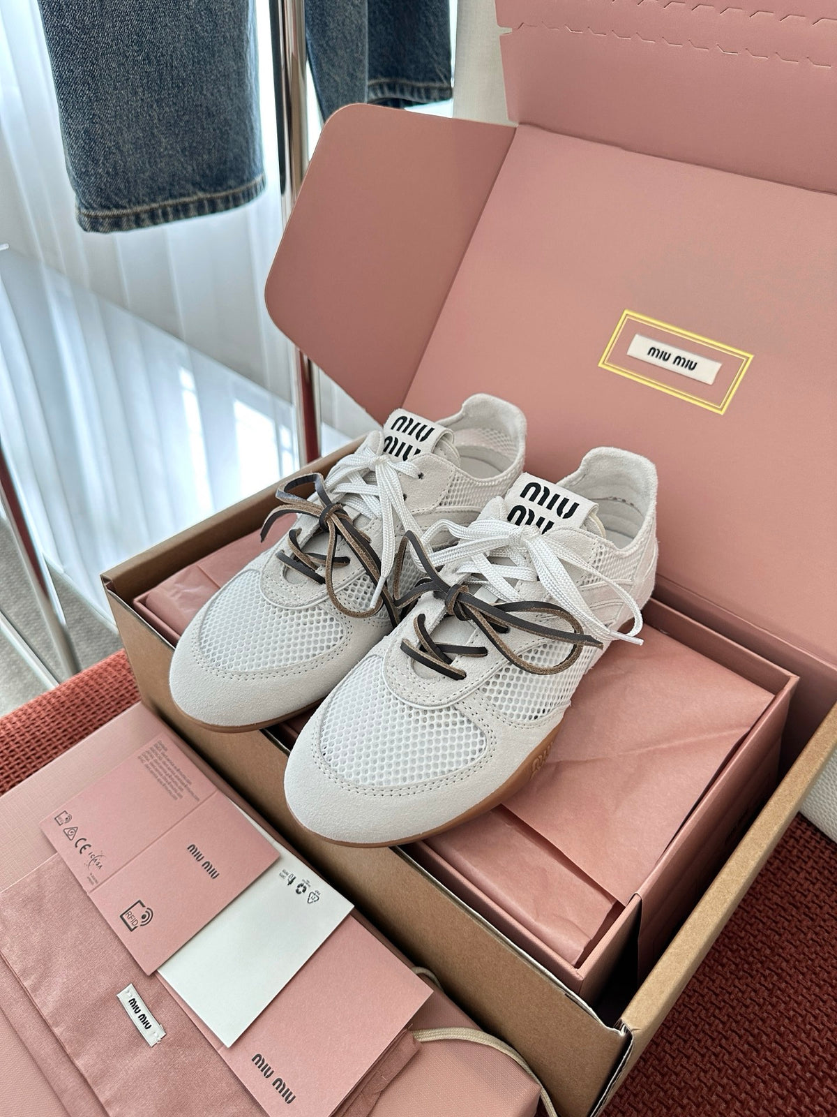 Mesh Knit Sneakers – Lace-Up Casual Trainers