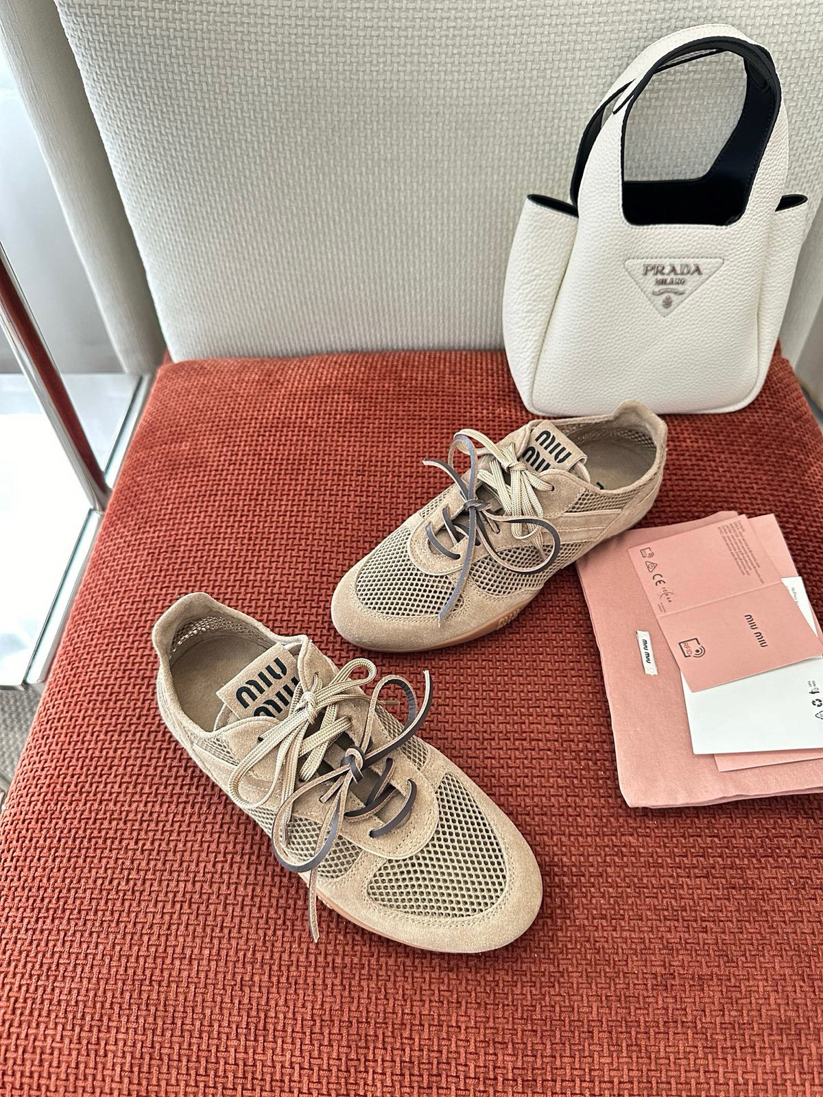 Mesh Knit Sneakers – Lace-Up Casual Trainers