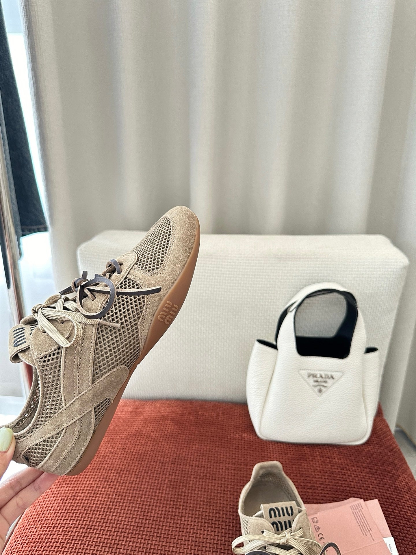 Mesh Knit Sneakers – Lace-Up Casual Trainers