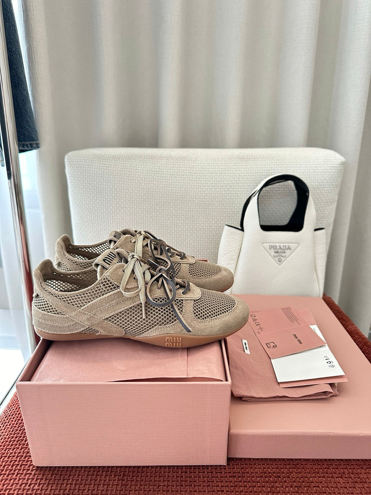 Mesh Knit Sneakers – Lace-Up Casual Trainers